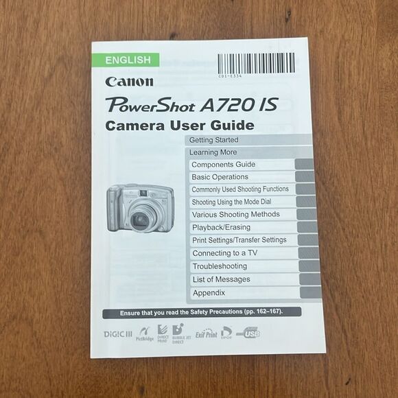 Canon PowerShot A720 IS Digital Camera - Picture 6 of 6